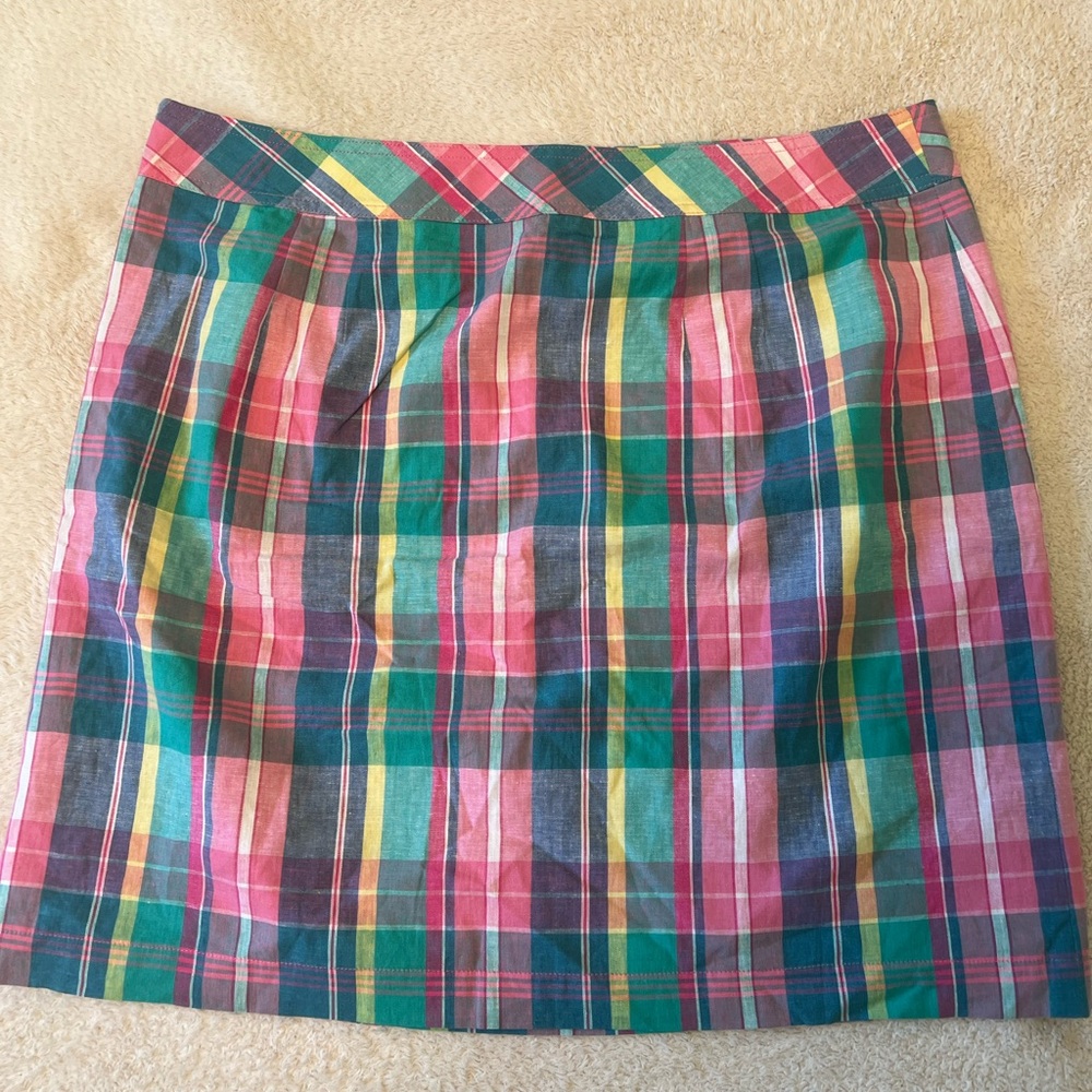 New Talbots Plaid Multicolor Women's Skirt